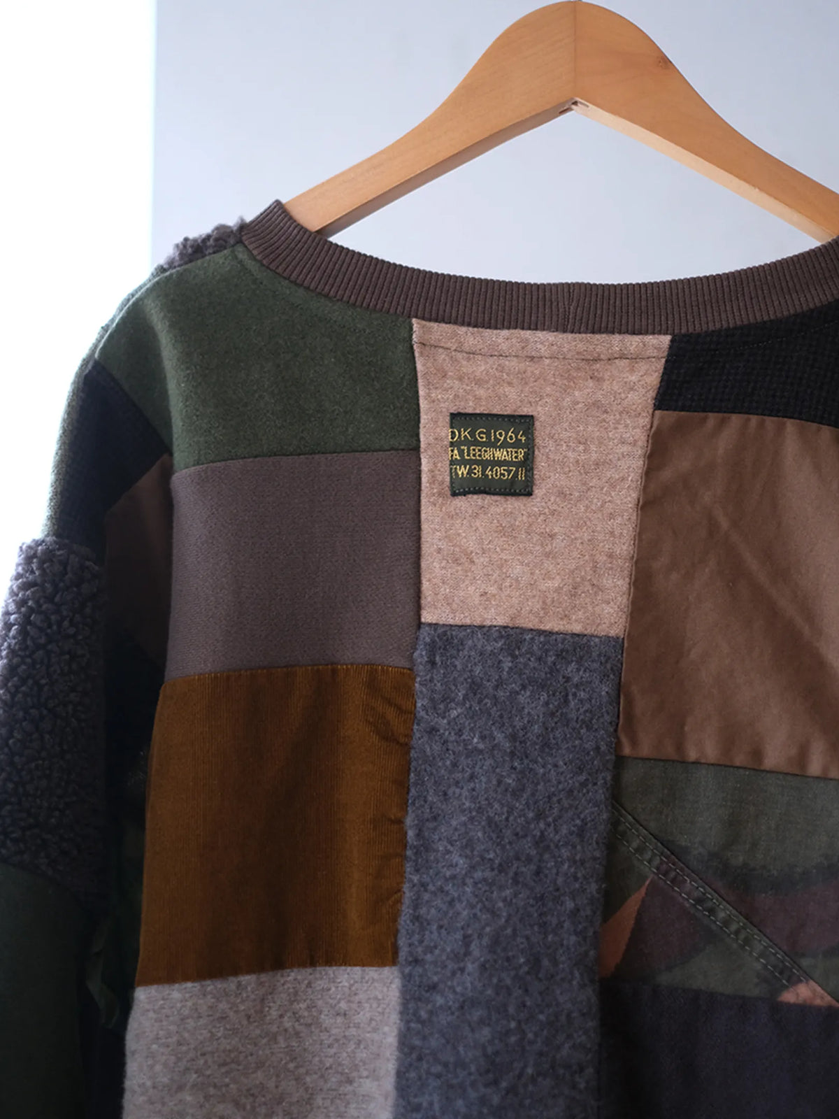 ARTE POVERA "ARMEE MIXファブリック RE-パッチワーククルースウェット"