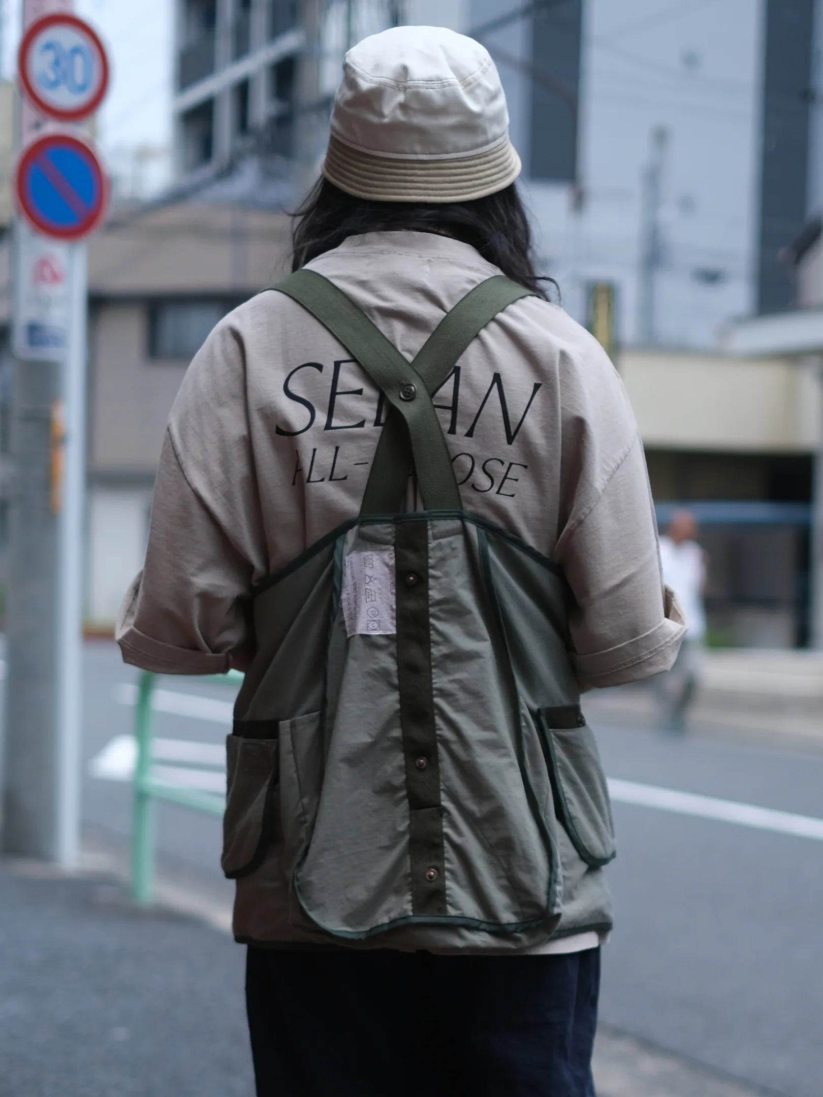 ARTE POVERA "オランダシェラフ染 REベスト&BAG 2way"