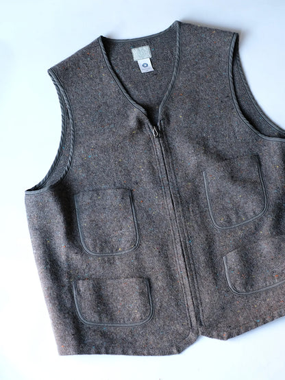 POST O'ALLS "1502-TWB Fleece Vest (trashed wool version) "