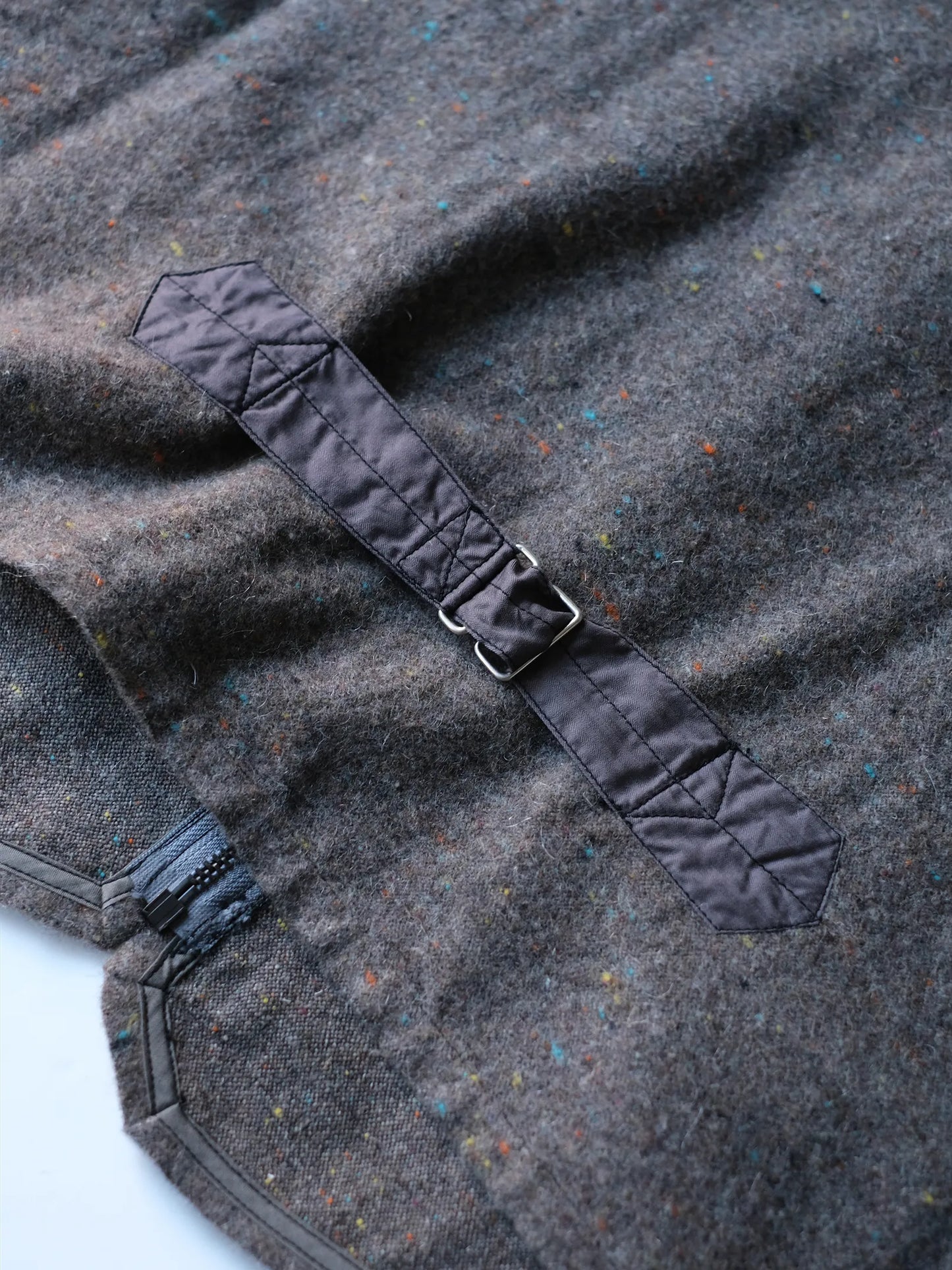 POST O'ALLS "1502-TWB Fleece Vest (trashed wool version) "