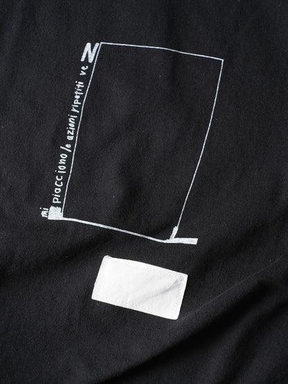 ARTE POVERA "ギルダン RE-「N」プリントT(2colors)"