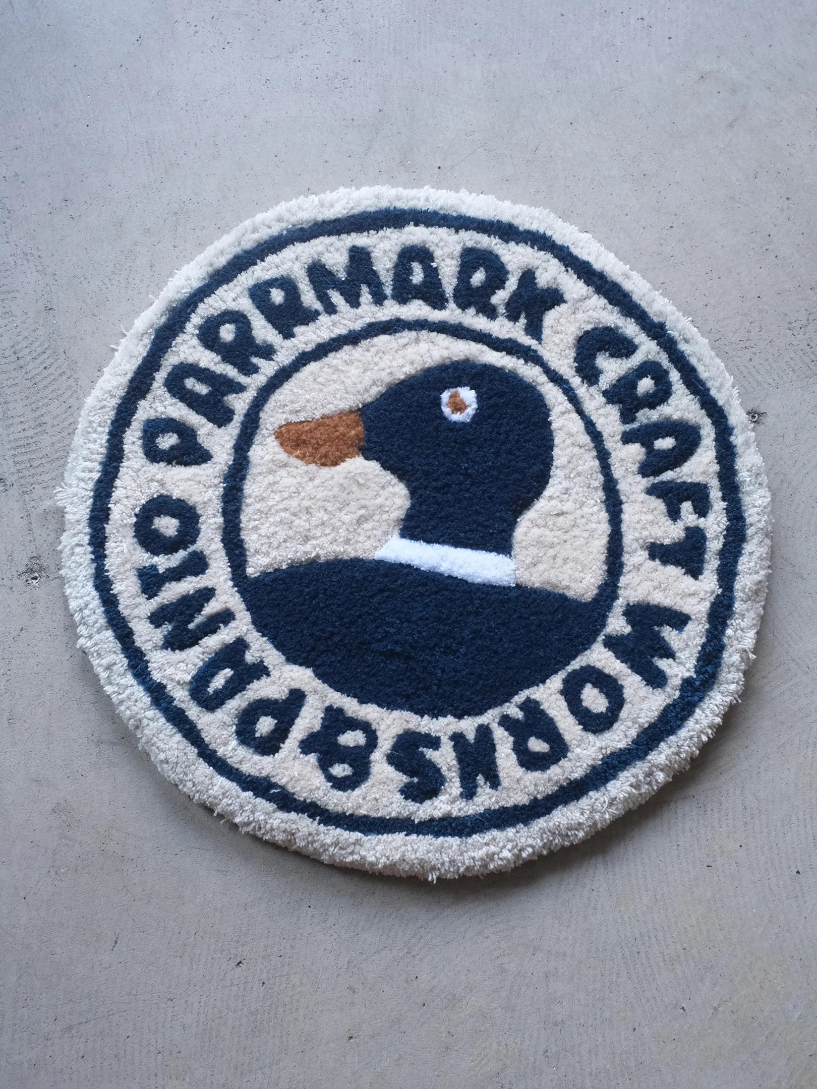 ◎受注生産◎ParrMark CRAFT WORKS × PANIRUG "DUCK RUG"