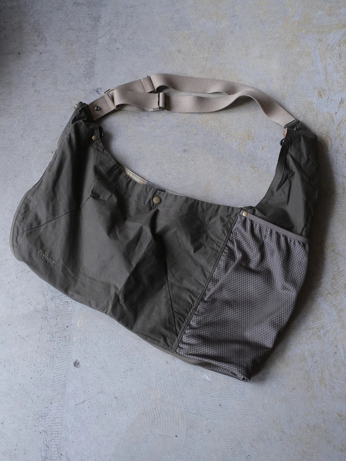 Barbour x norbit "Bag/Vest #Khaki Brown"