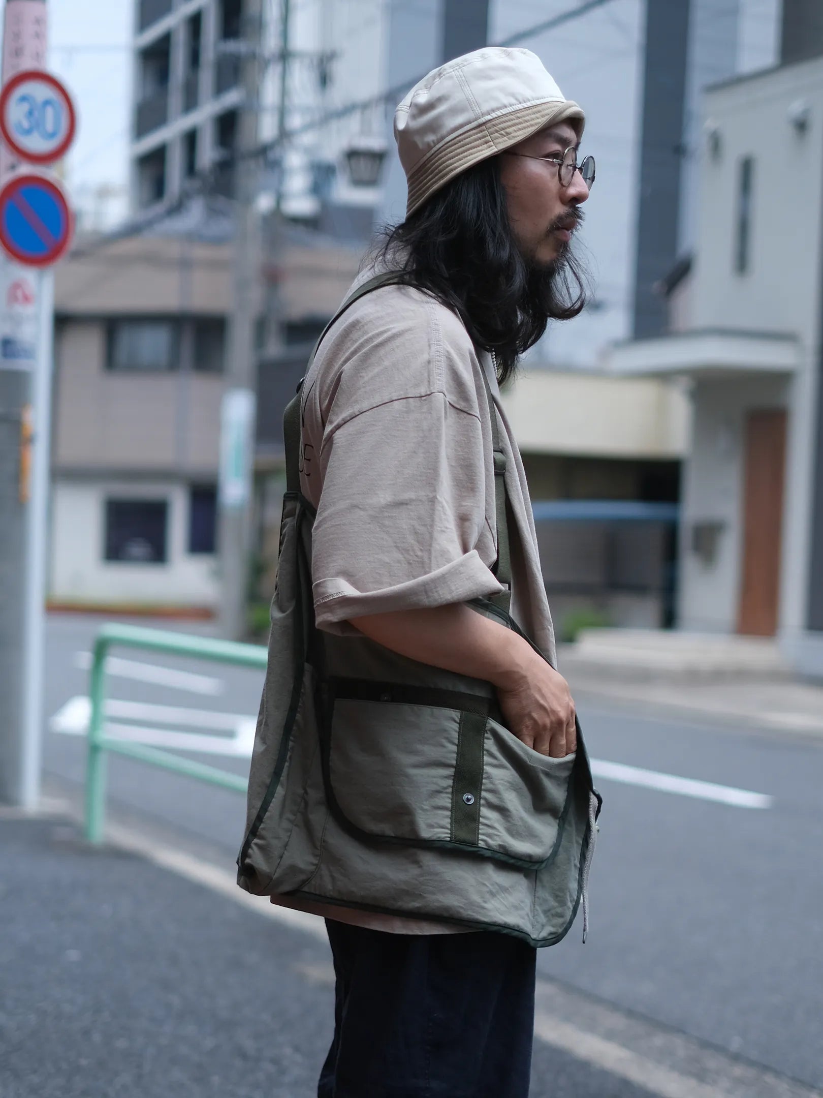 ARTE POVERA "オランダシェラフ染 REベスト&BAG 2way"