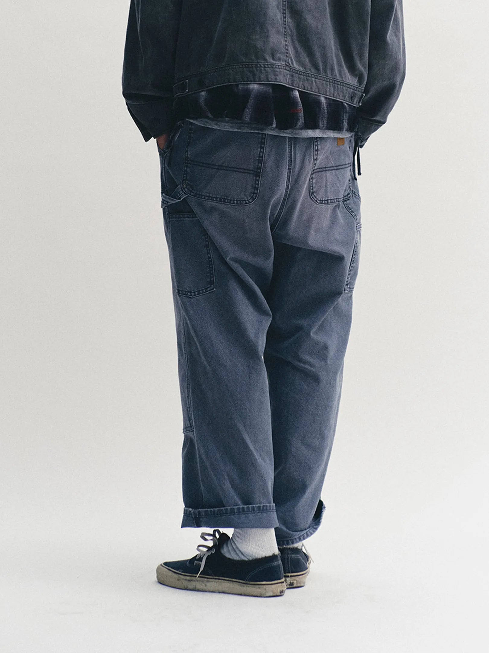 3/7 12~ SEDAN ALL-PURPOSE "Vintage Washed Double Knee Pants(2colors)"