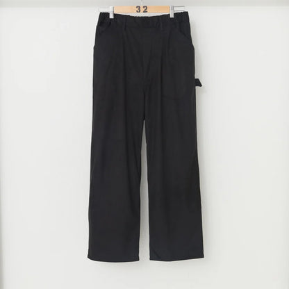 THE SUNNY "TECH SUEDE PAINTER PANTS / BLACK"