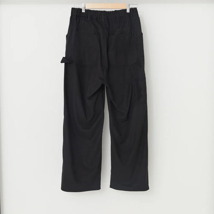 THE SUNNY "TECH SUEDE PAINTER PANTS / BLACK"