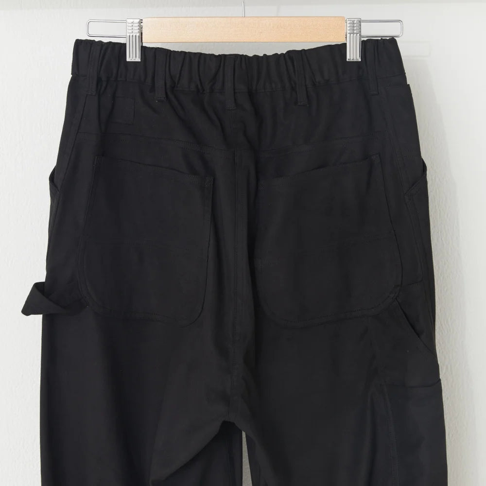 THE SUNNY "TECH SUEDE PAINTER PANTS / BLACK"