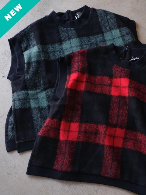 maillot "mature Shaggy Check Vest (2colors)"