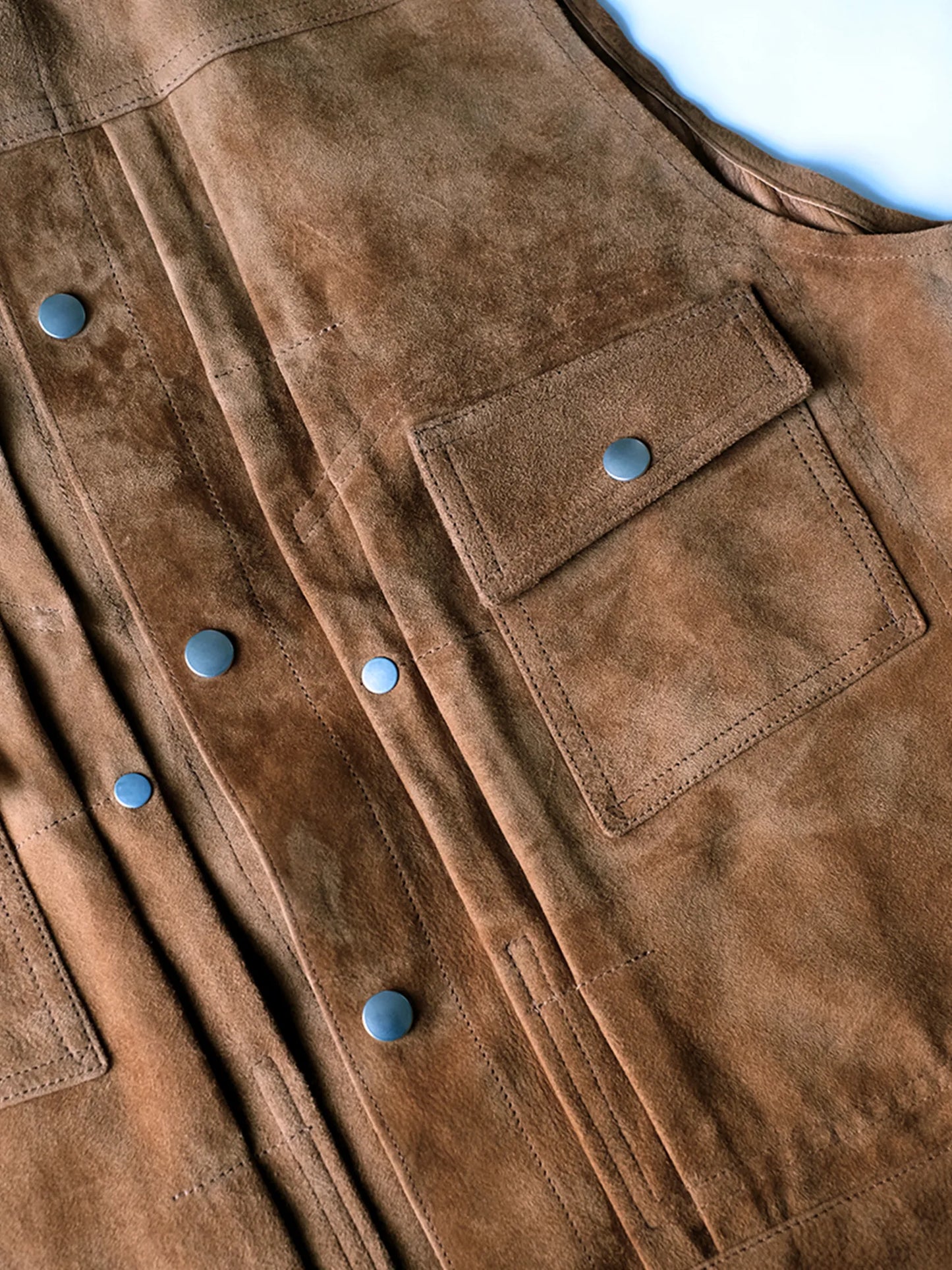 WESTOVERALLS "ARIZONA LEATHER VEST"