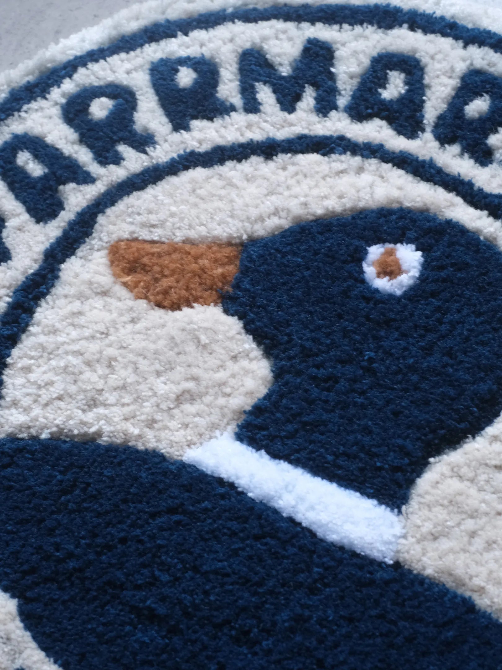 ◎受注生産◎ParrMark CRAFT WORKS × PANIRUG "DUCK RUG"