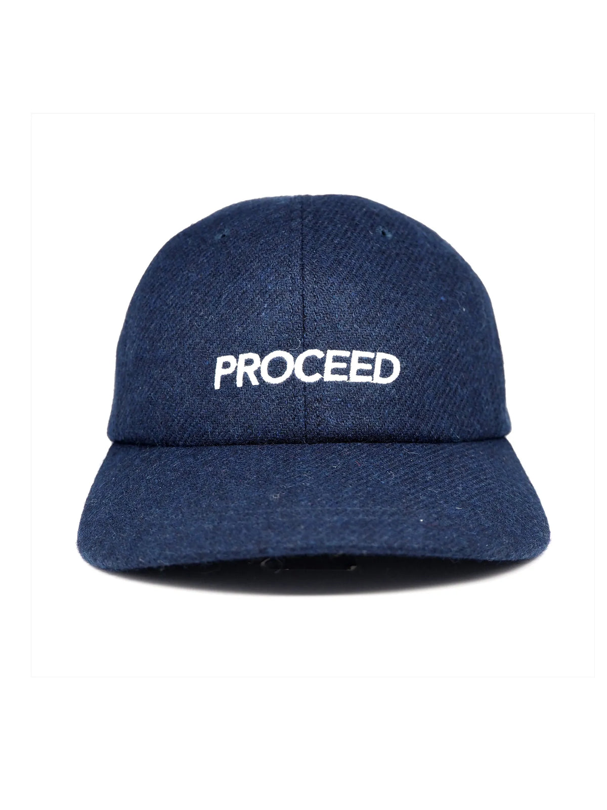 FOUND FEATHER "NEW Strap Back Cap PROCEED // Wool Blend (NAVY)"