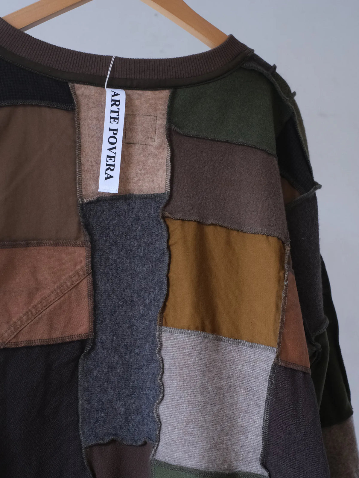 ARTE POVERA "ARMEE MIXファブリック RE-パッチワーククルースウェット"
