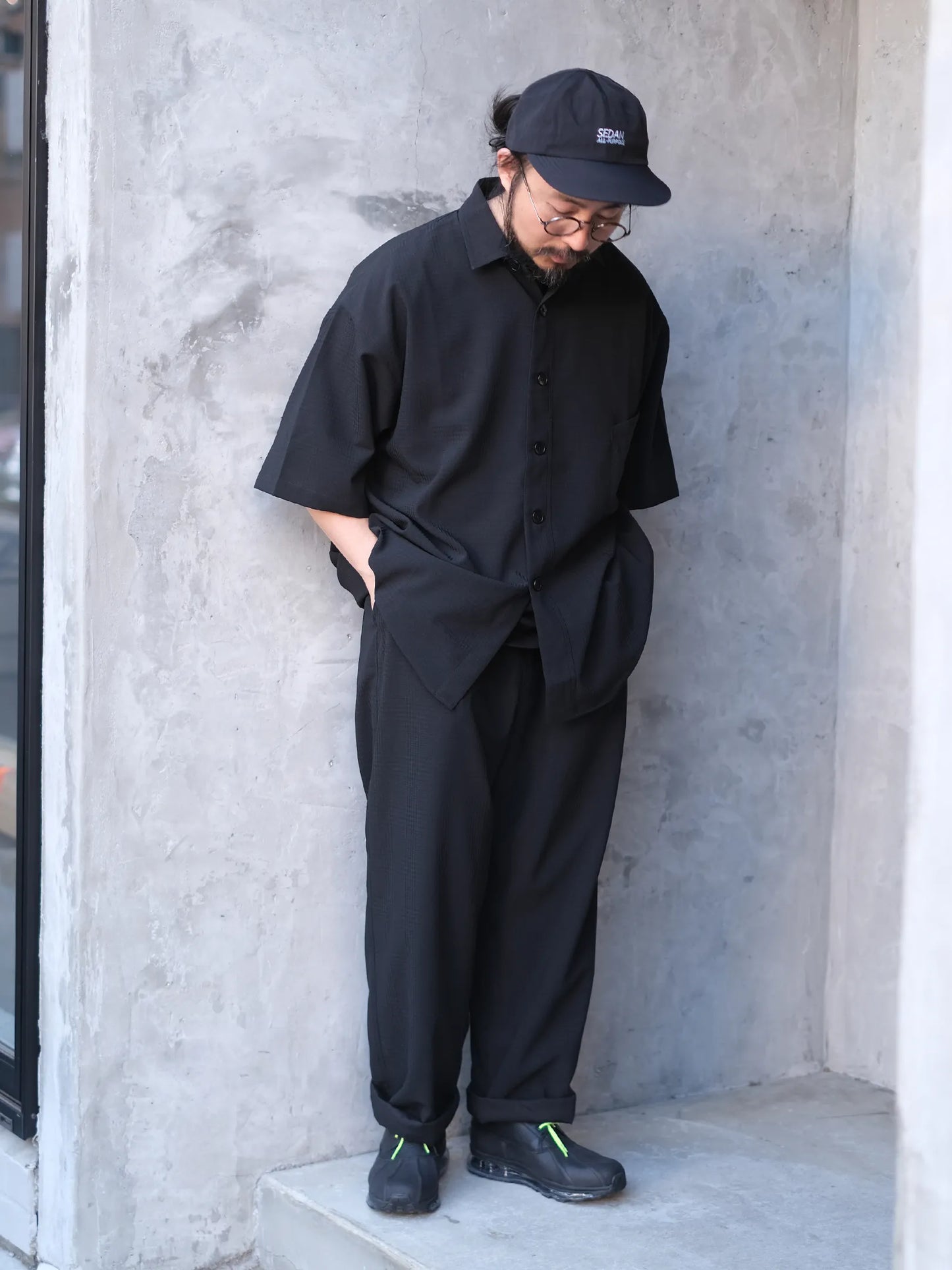 maillot  "shadow check easy trouser(2colors)"