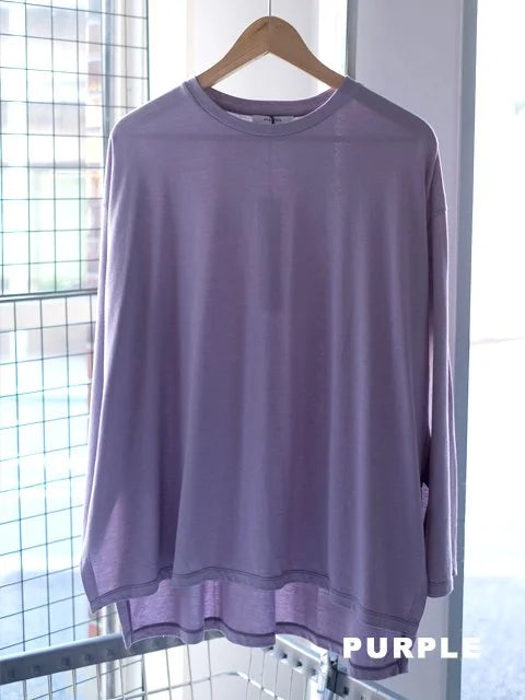 manon "SQUARE DRAPE TEE(3colors)"