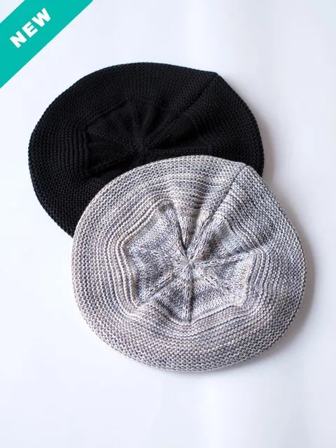 FOUND FEATHER "Knit Beret Hat(2colors)"