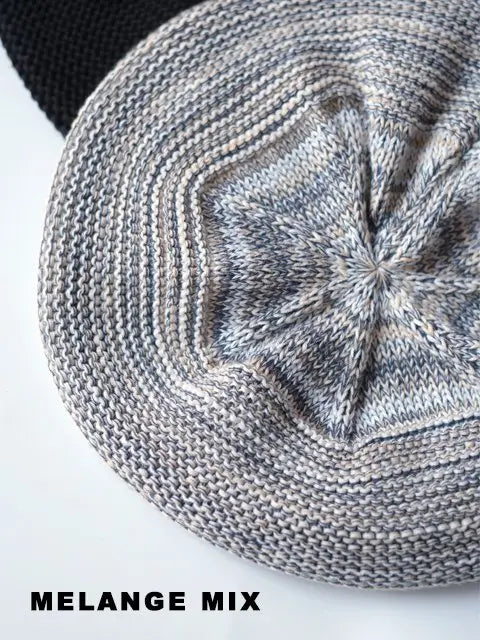 FOUND FEATHER "Knit Beret Hat(2colors)"