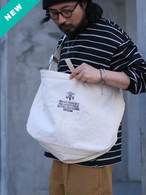 ARTE POVERA "USED USランドリーバック RE-ニュースペーパーBAG"