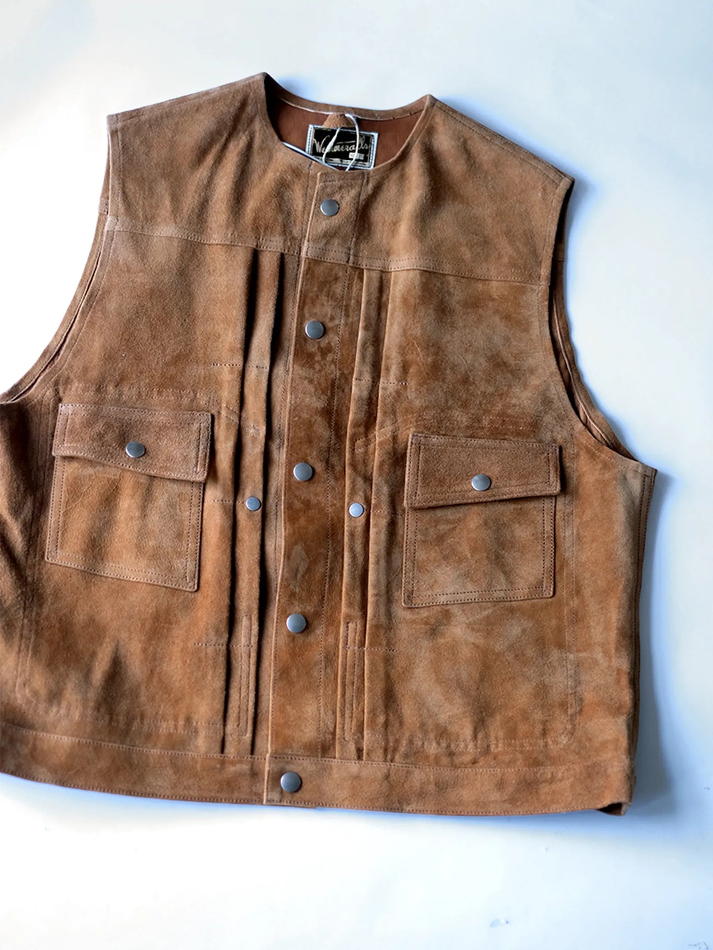 WESTOVERALLS "ARIZONA LEATHER VEST"