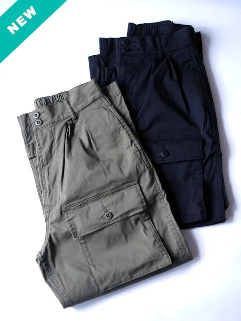 Kha:ki "STRECH CARGO PANTS(2colors) "