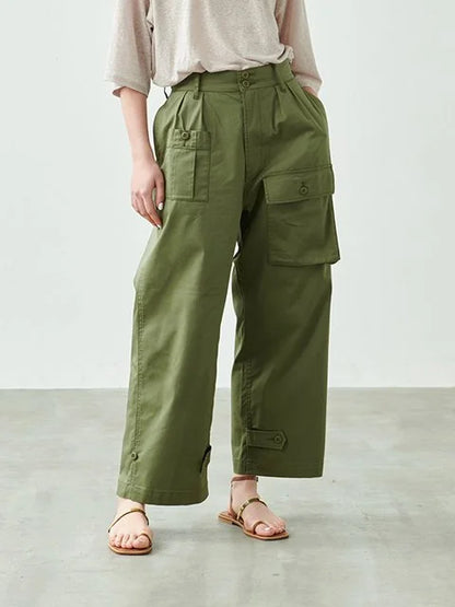 Kha:ki "STRECH CARGO PANTS(2colors) "