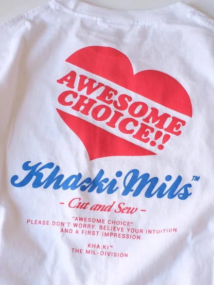 Kha:ki "BOX TEE -AWESOME CHICE-