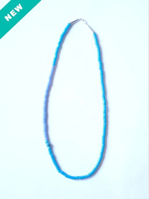 THE SUNNY "BEADS NECKLACE(BLUE)"