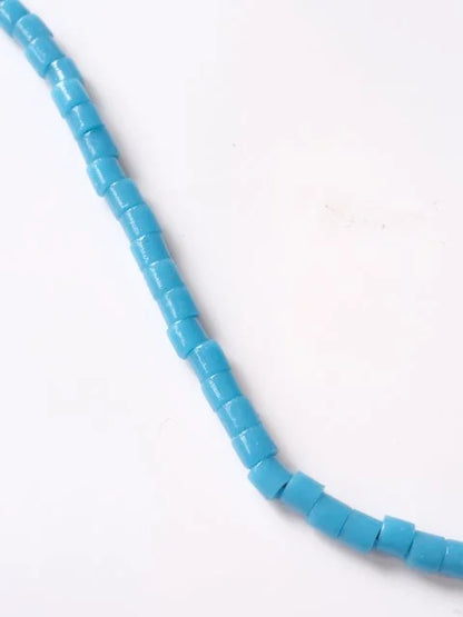 THE SUNNY "BEADS NECKLACE(BLUE)"