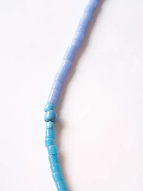 THE SUNNY "BEADS NECKLACE(BLUE)"