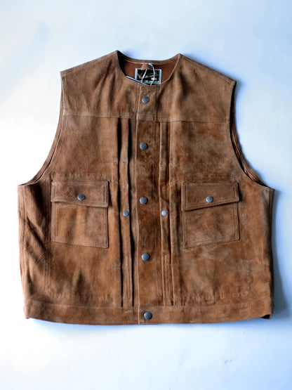 WESTOVERALLS "ARIZONA LEATHER VEST"