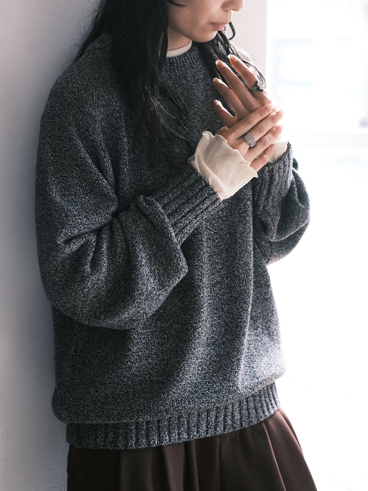YULA "NOIL SILK KNIT"
