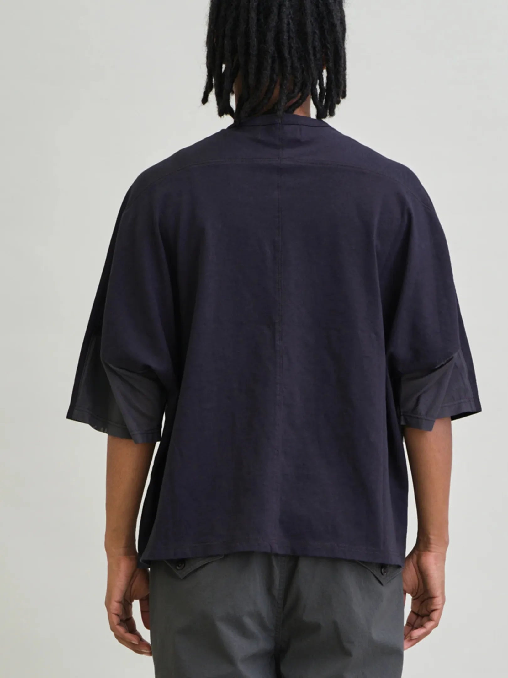 UNFRM "COTTON KNIT MESH RELAXED DOLMAN 6/10 PULLOVER(2colors)"