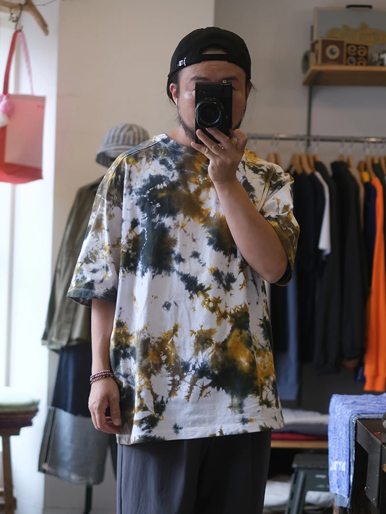 Panio 　"RELAX S/S Tee-HAND DYED(F)"