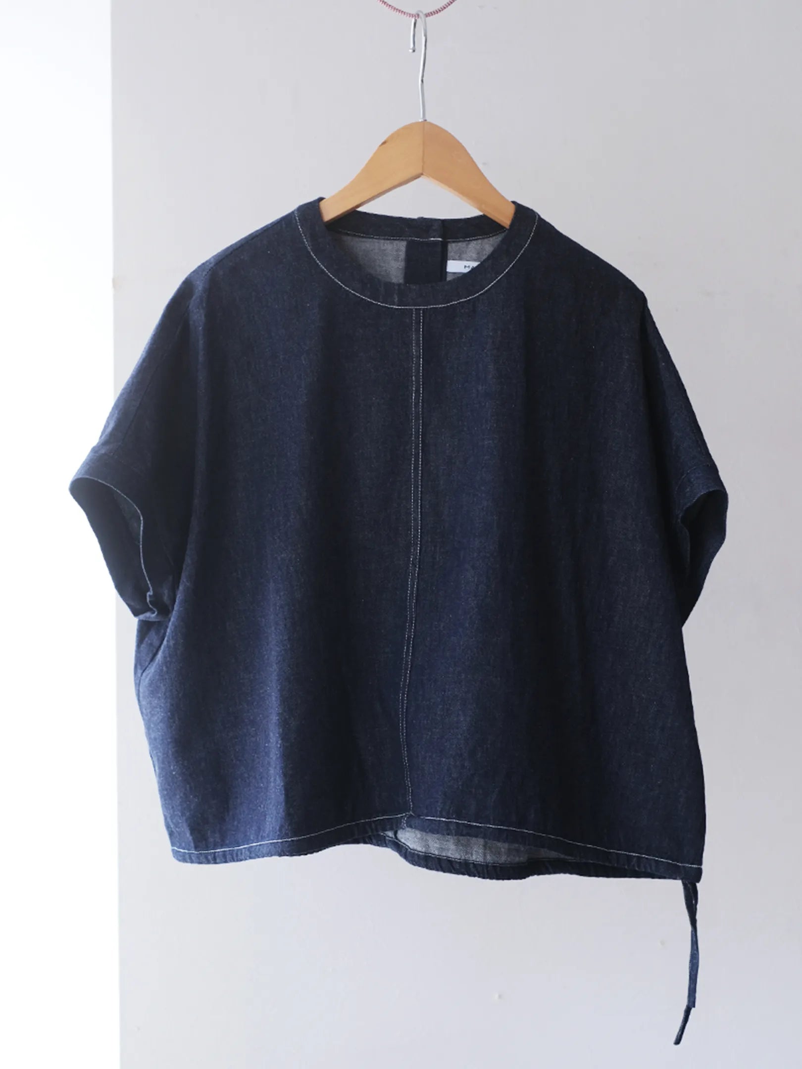 manon "DENIM SPINDLE BOX SHT"