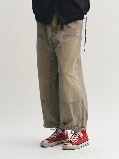 3/7 12~ SEDAN ALL-PURPOSE "Vintage Washed Double Knee Pants(2colors)"