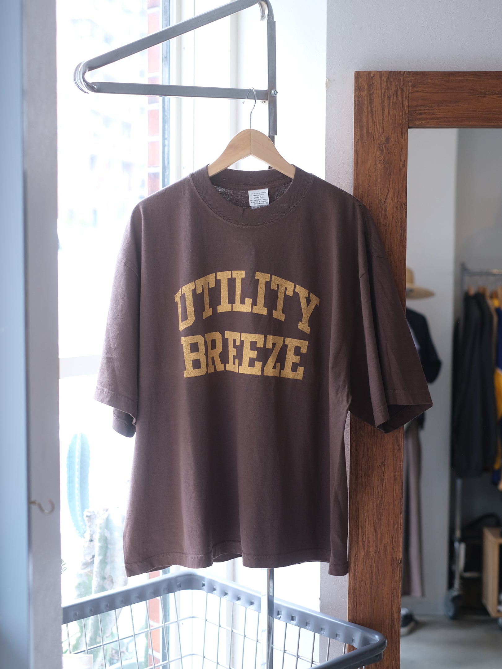 Kha:ki "WIDE TEE -UTILITY BREEZE-(3colors)"