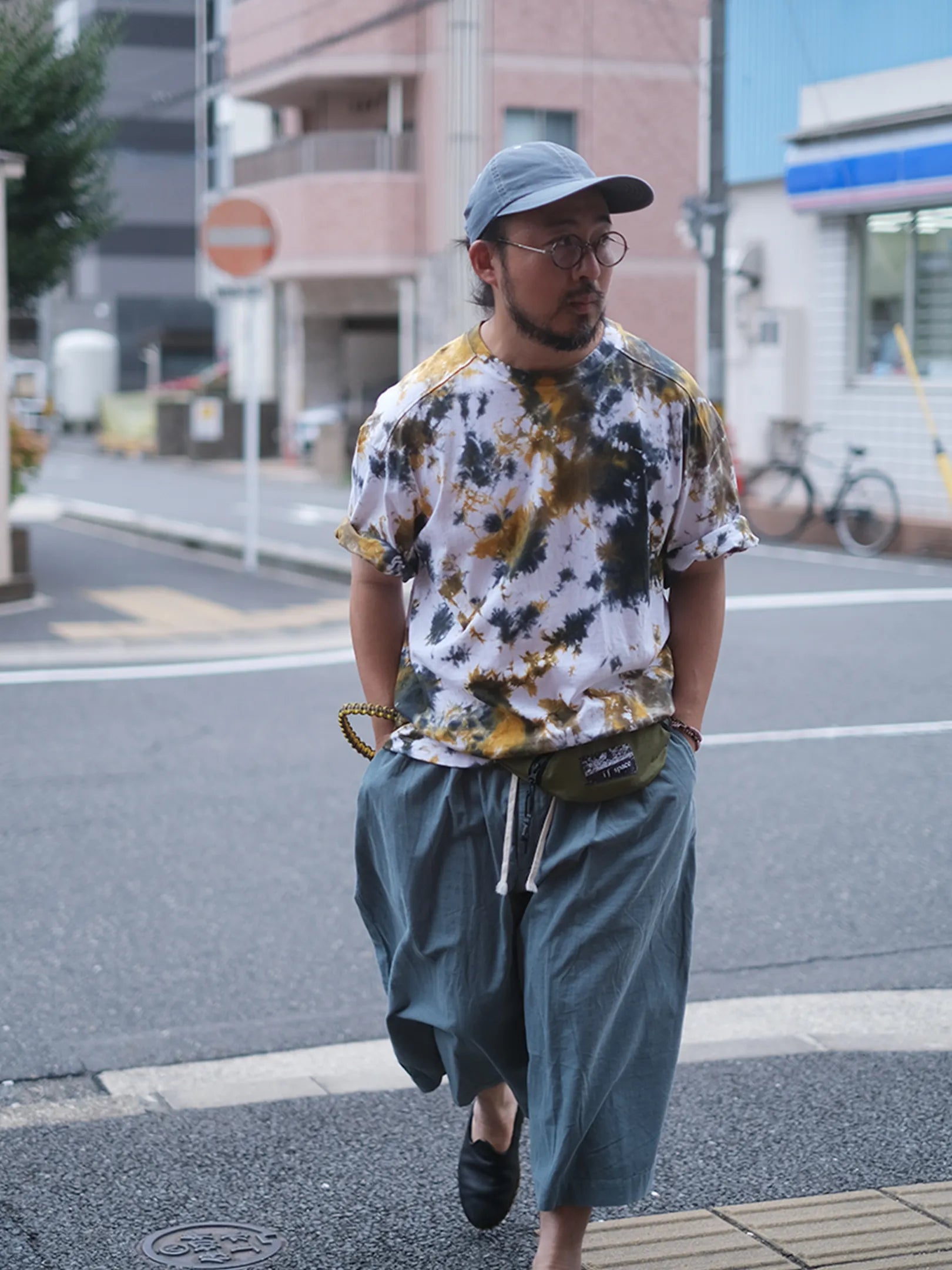 Panio 　"RELAX S/S Tee-HAND DYED(F)"
