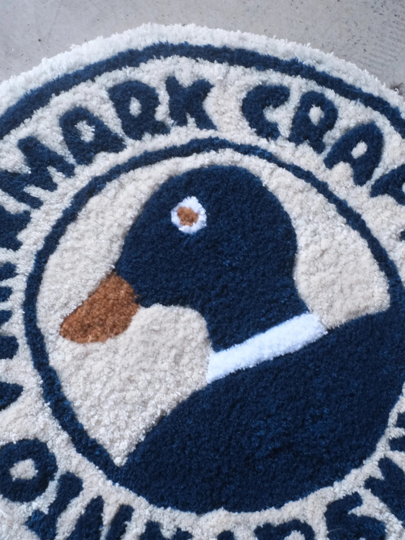 ◎受注生産◎ParrMark CRAFT WORKS × PANIRUG "DUCK RUG"