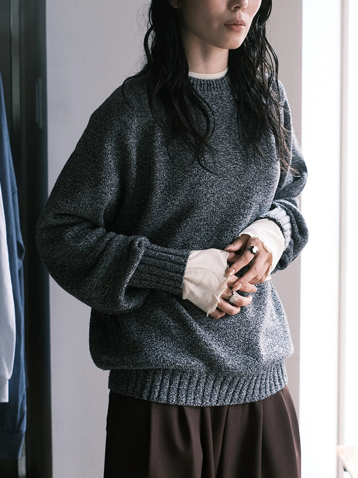 YULA "NOIL SILK KNIT"
