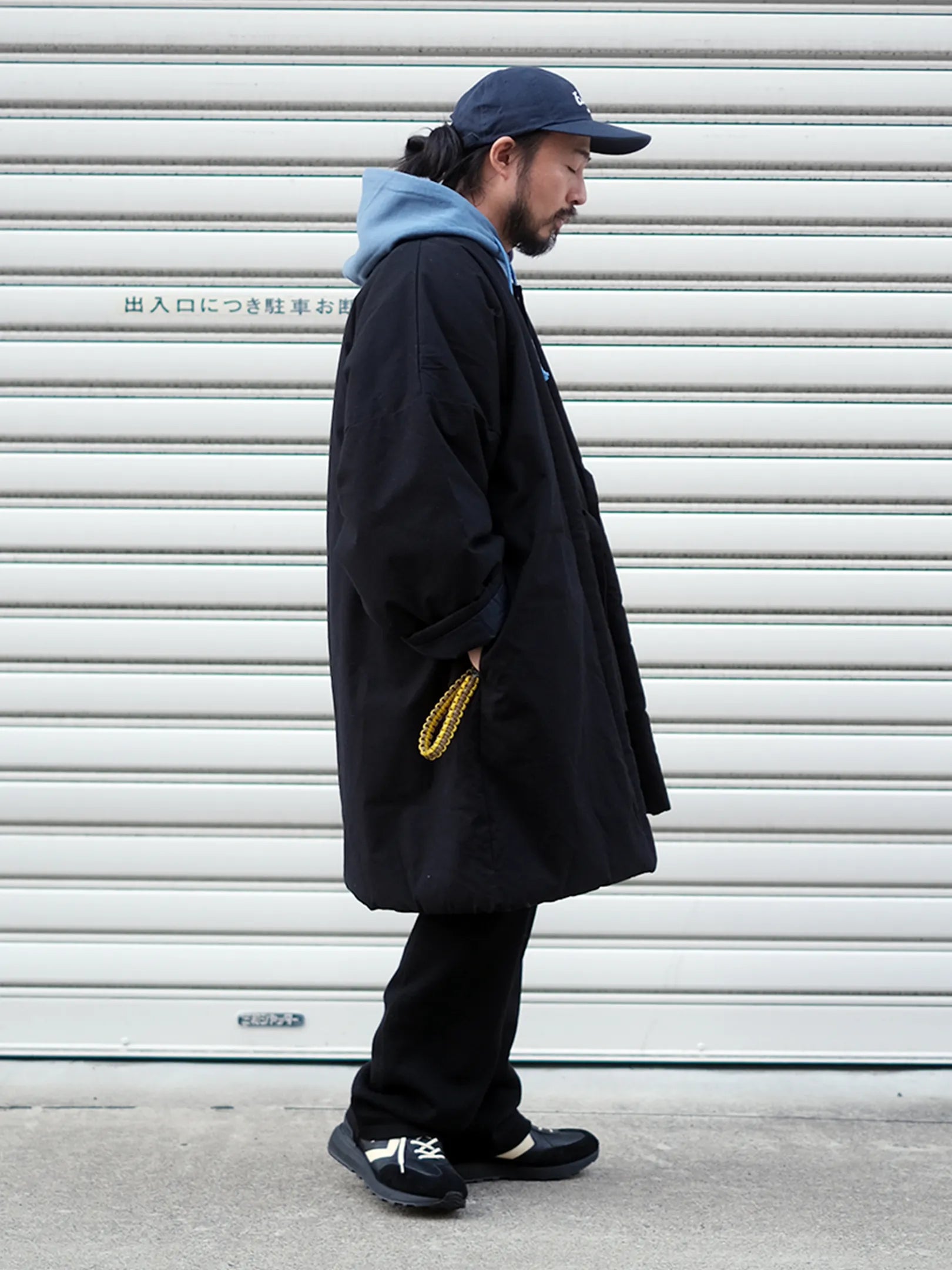 SOWBOW "蒼氓半纏/ SOWBOW HANTEN(BLACK TSUMUGI)"