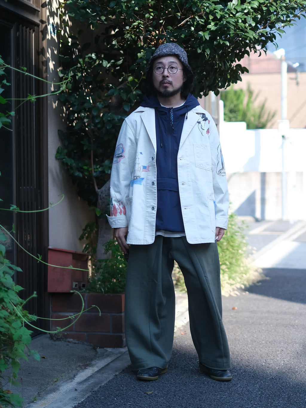 Are you different×WESTOVERALLS カバーオール Are You Different x WESTOVERALLS 