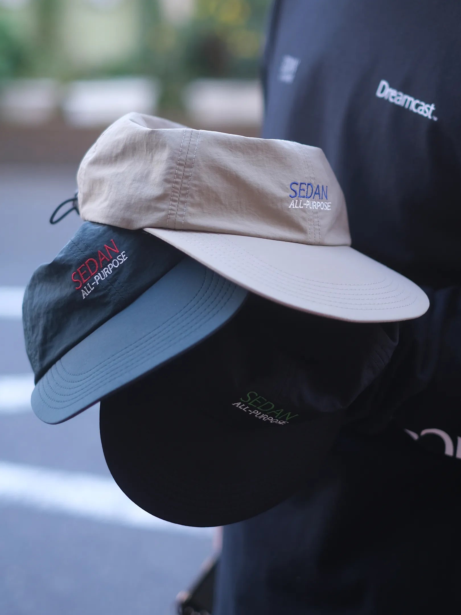 5/9 12~  SEDAN ALL-PURPOSE "Tech Logo Camp Cap(3colors)"