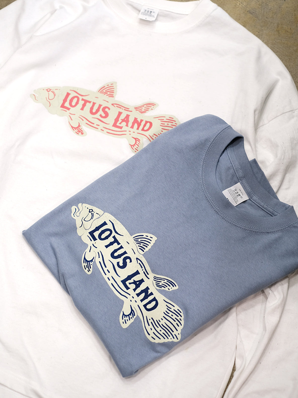 ★Made to order★LOTUSLAND "COELACANTH L/S TEE(SAND)"
