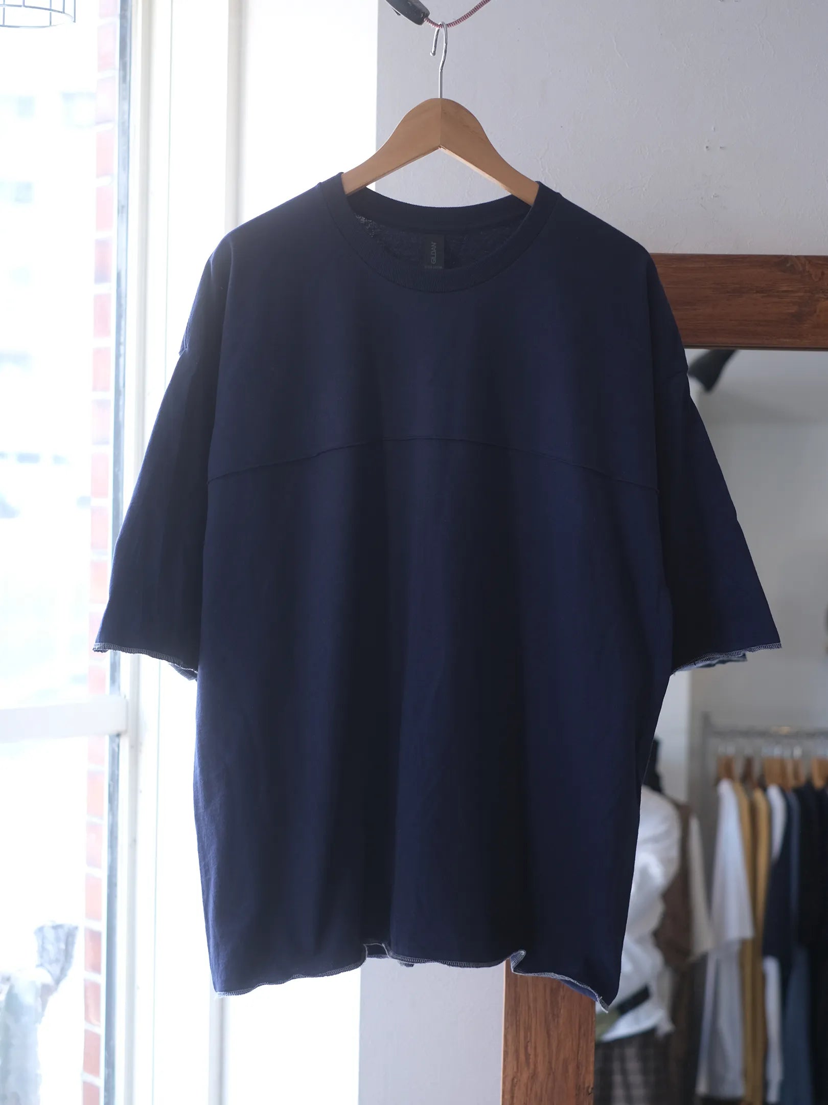 GILDAN CUSTOM DABO SLEEVE  Tee (NAVY: LONG OR HALF)