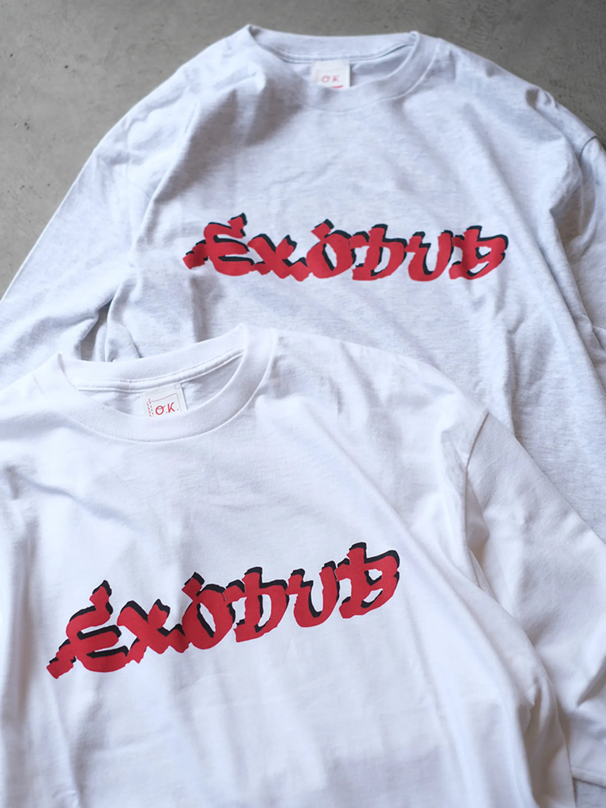 O.K. "EXODUB L/S TEE(2colors)"