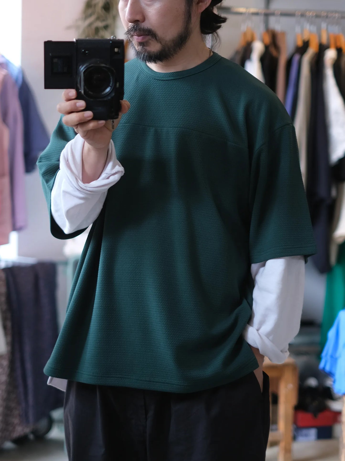 FAKIE STANCE "Hockey Tee(GREEN)"