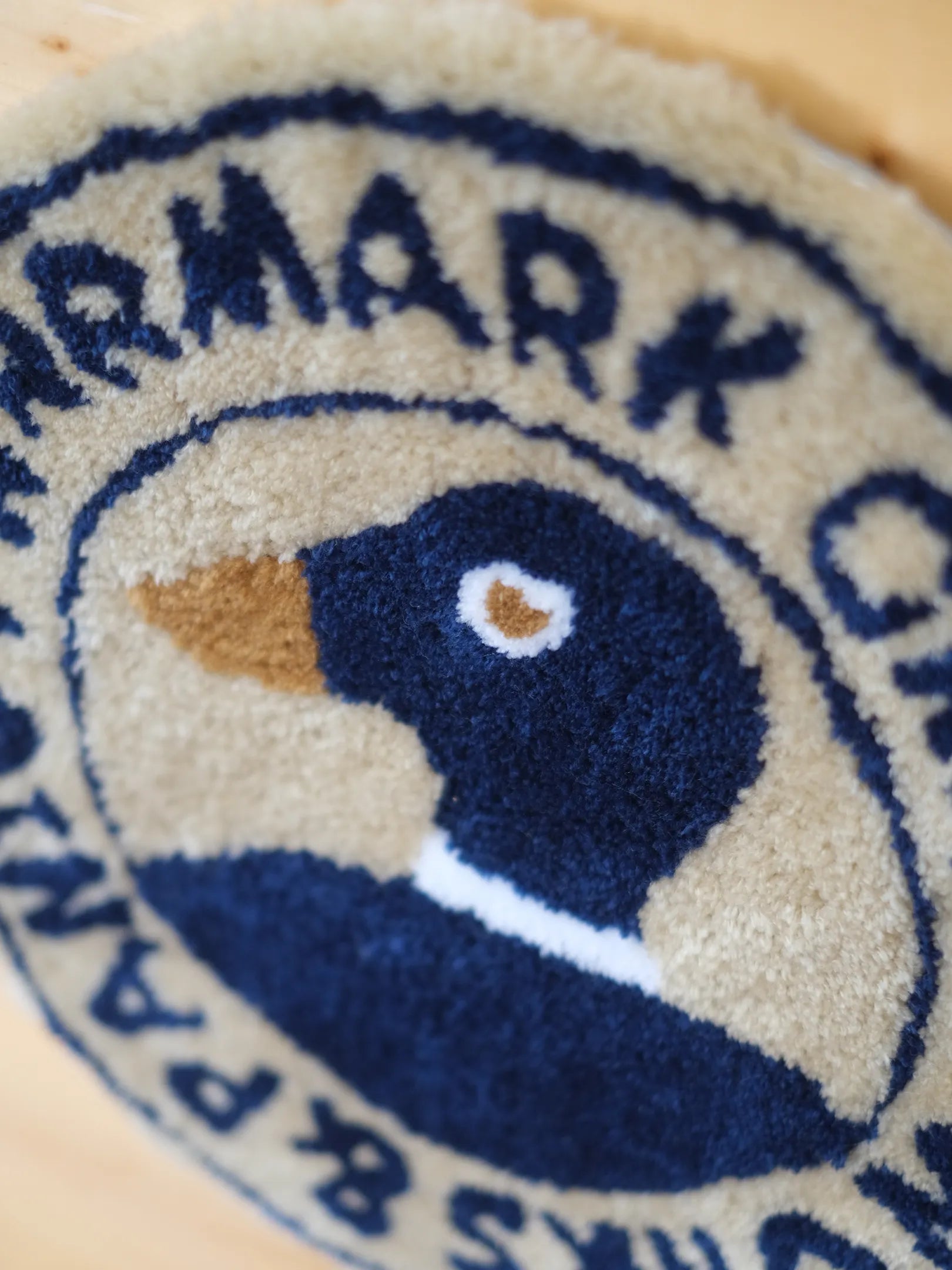 ◎受注生産◎ParrMark CRAFT WORKS × PANIRUG "DUCK RUG"