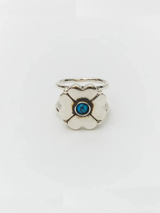 THE SUNNY "FLOWER RING / TURQUOISE"