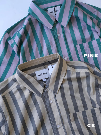 FAKIE STANCE "Stripe Shirt (2colors)"