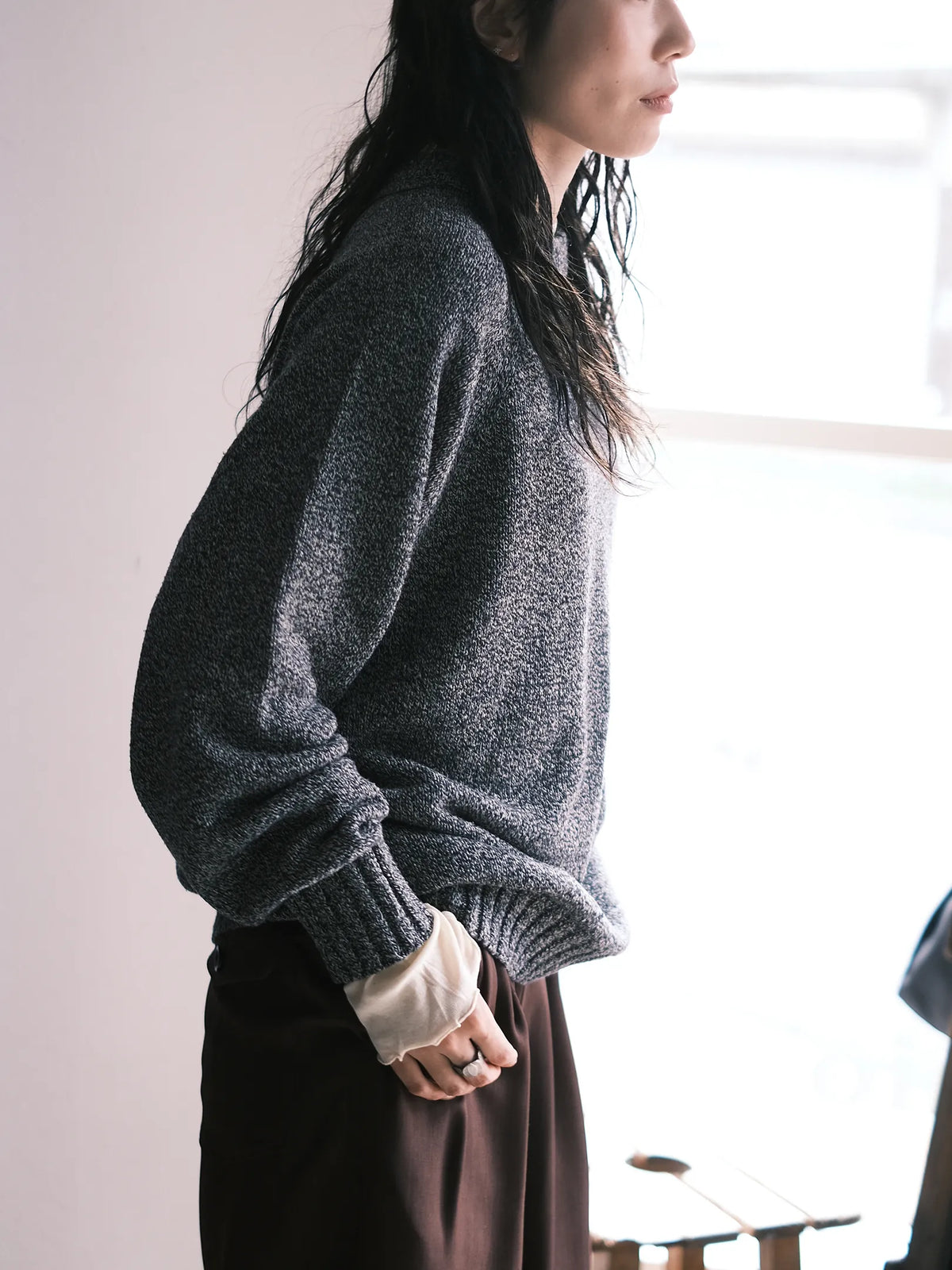 YULA "NOIL SILK KNIT"